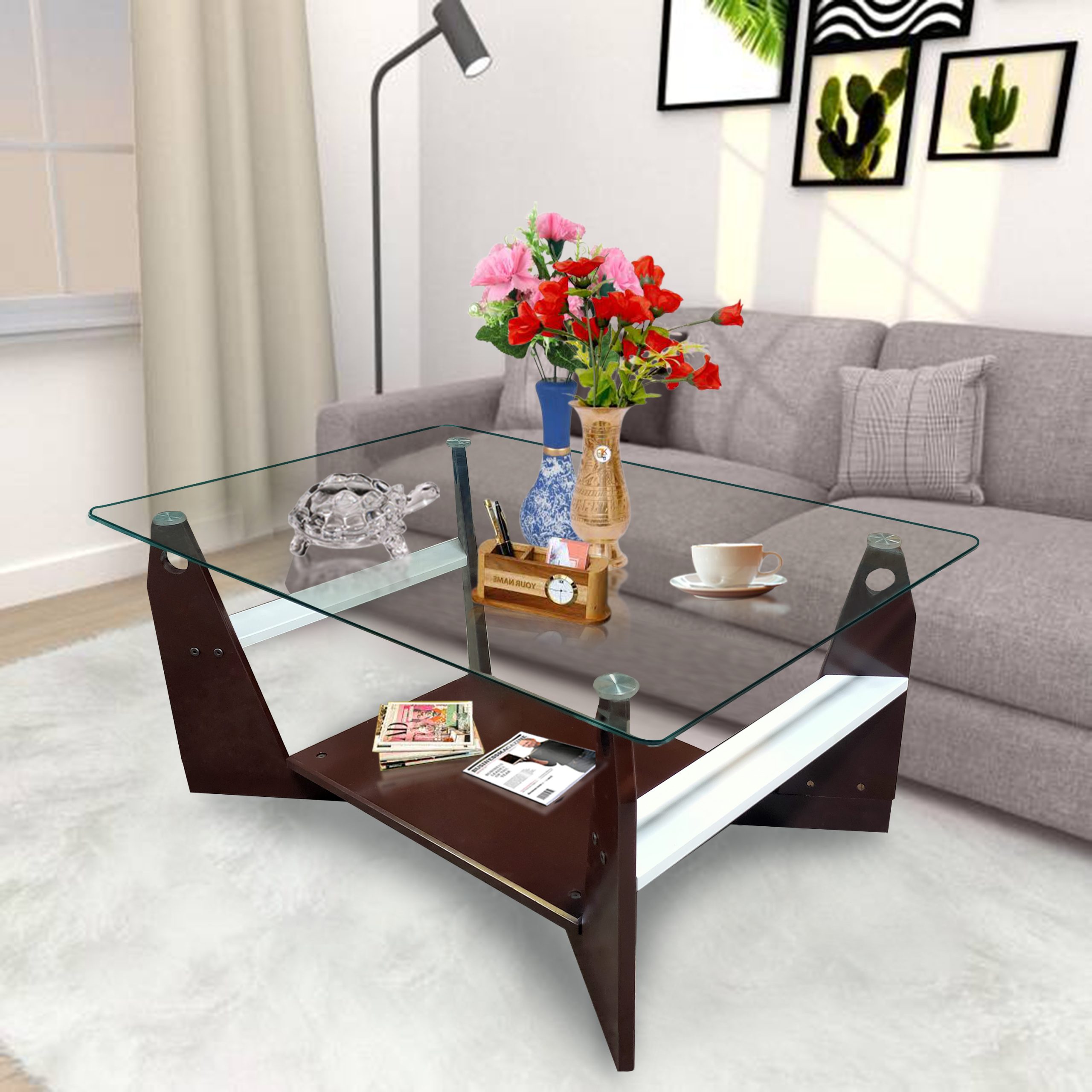 Miumaeov Marble Coffee Table Modern Living Room India | Ubuy